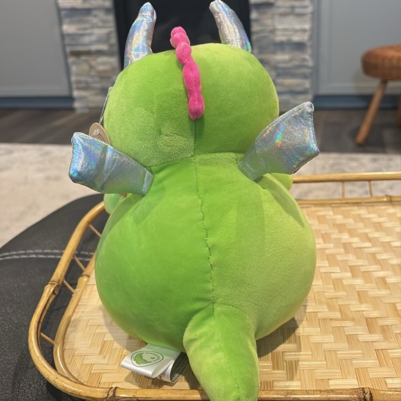 Animal Adventures Squishy Heart Plush Dragon - Picture 3 of 6